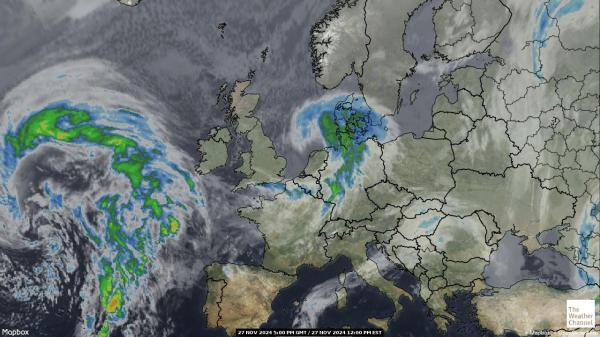 Andorre Météo nuage carte 