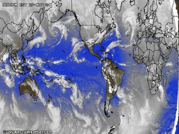 Arctic Weather Cloud Map 