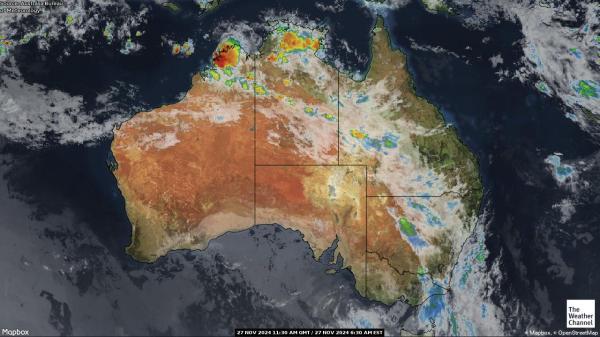 澳大利亞 天氣雲圖 