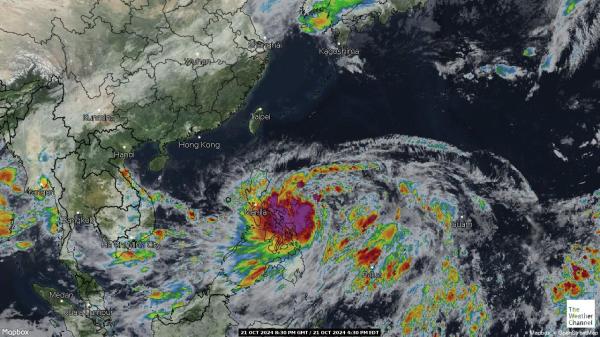 Bhutan Weather Cloud Map 