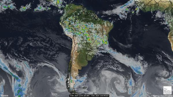 Bolivia Weather Cloud Map 