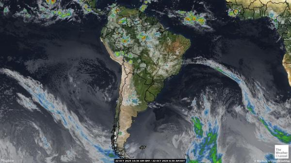 Bolivia Weather Cloud Map 