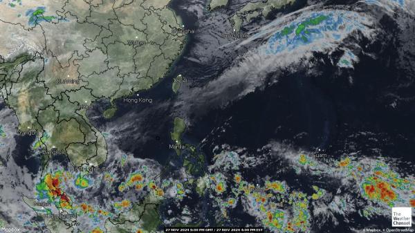 科科斯群島 天氣雲圖 