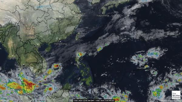 Coral Sea Islands Weather Cloud Map 