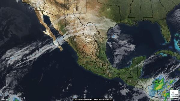 Costa Rica Mapa del tiempo pronóstico nube 