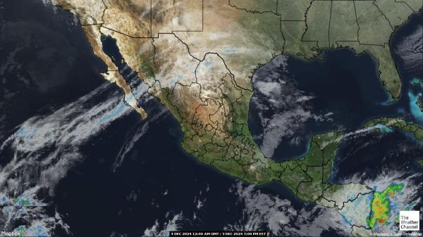 Costa Rica Weather Cloud Map 