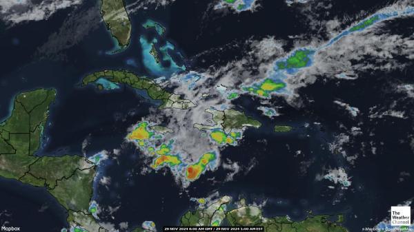 ドミニカ 天気クラウドマップ 
