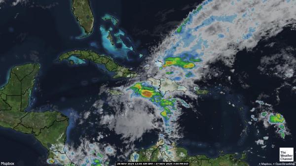Dominikanska Republika Vremenska prognoza, Satelitska karta vremena 