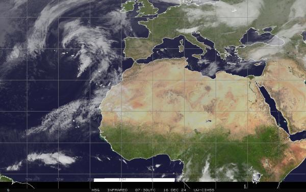 Eritre Hava bulut haritası 