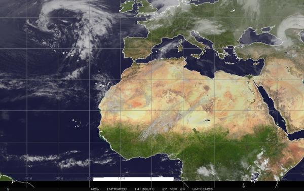 Erythrée Météo nuage carte 