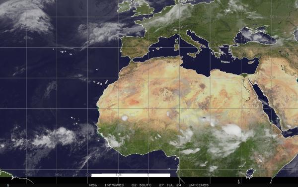 Еритрея времето облачна карта 