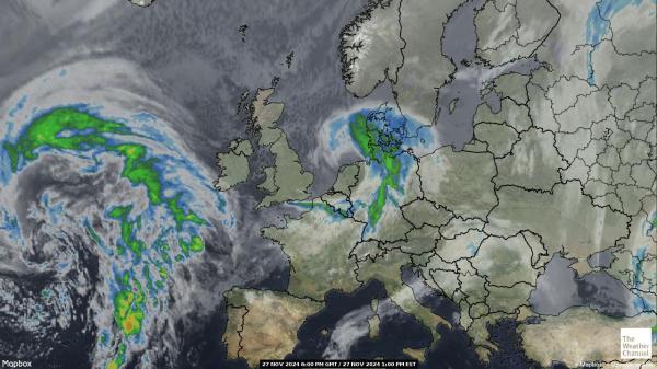 Estland Wetter Wolke Karte 