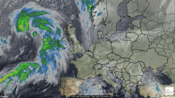 Germany Weather Cloud Map 