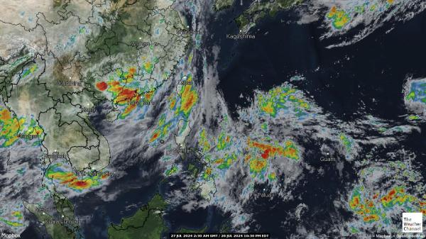 Guam Vremenska prognoza, Satelitska karta vremena 