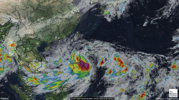 Japan Weather Cloud Map 