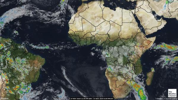 Malawi Vejret sky kort 