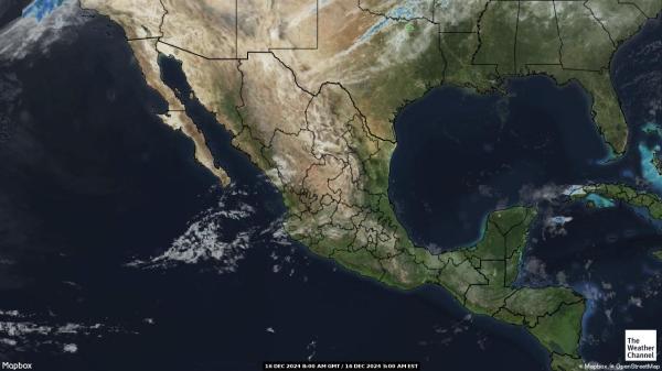 Meksika Hava bulut haritası 