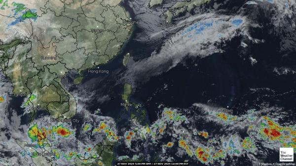 Népal Météo nuage carte 