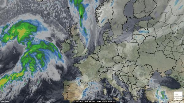 Netherlands Weather Cloud Map 