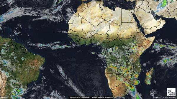 Réunion Météo nuage carte 