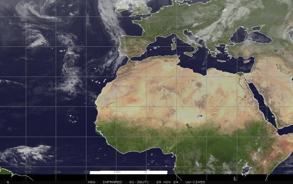 Syria Previsão do tempo nuvem mapa 