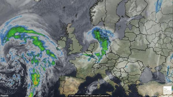 Ukraine Wetter Wolke Karte 