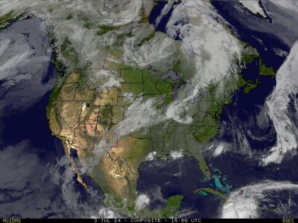 США, Арканзас Погода хмарної карти 