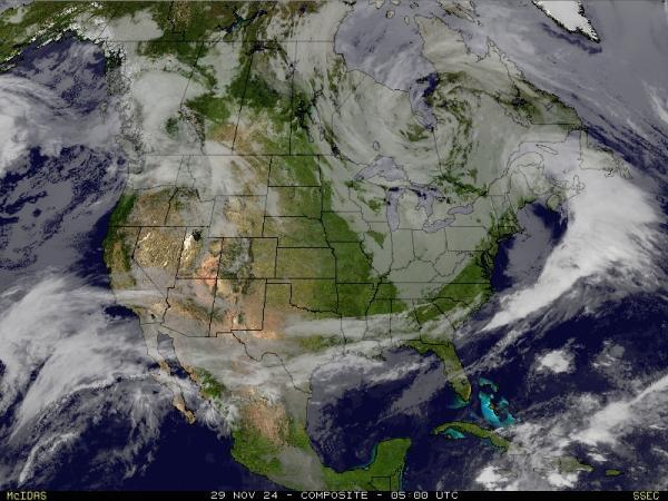 米国アーカンソー州 天気クラウドマップ 