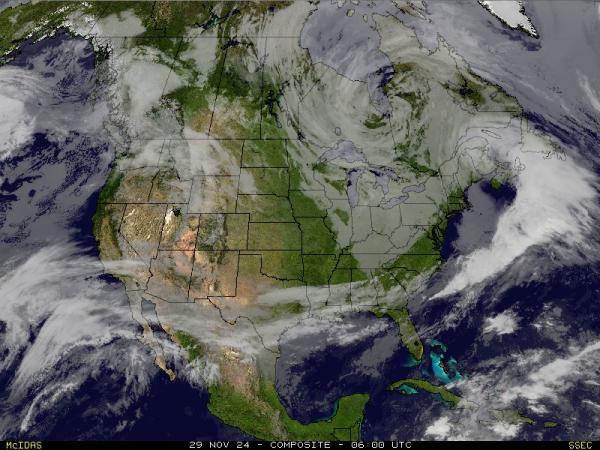 米国イリノイ州 天気クラウドマップ 