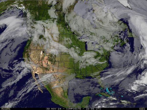 米国メイン州 天気クラウドマップ 