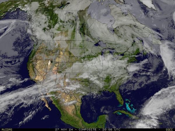 USA Oklahoma Wetter Wolke Karte 