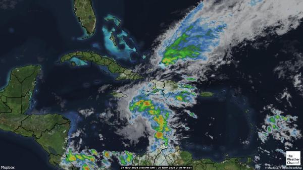 Virgin Islands US Wetter Wolke Karte 