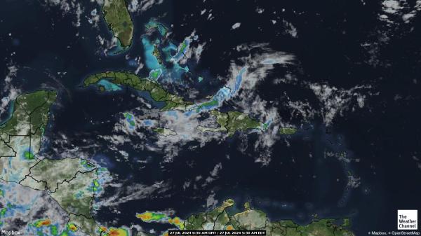 Virgin Islands US Weather Cloud Map 