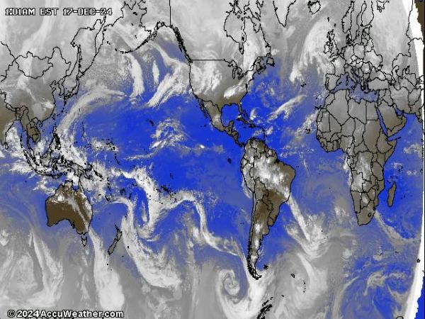 Dünya Hava bulut haritası 