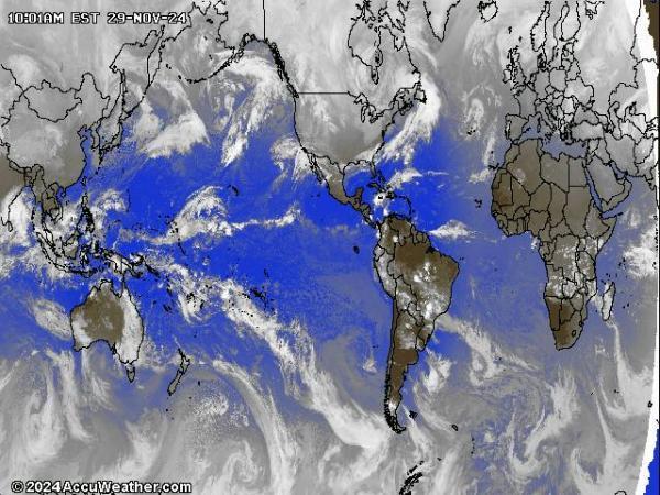 World Weather Cloud Map 