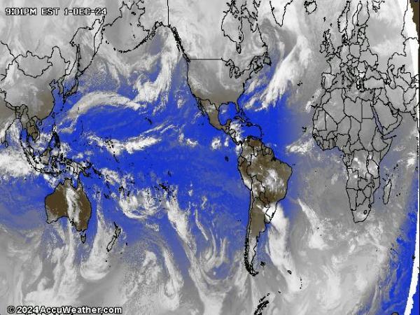 World Weather Cloud Map 