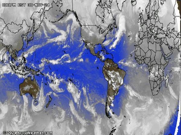 World Weather Cloud Map 