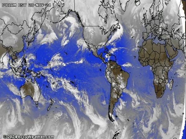 World Weather Cloud Map 