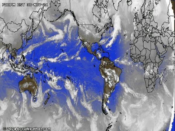 World Weather Cloud Map 