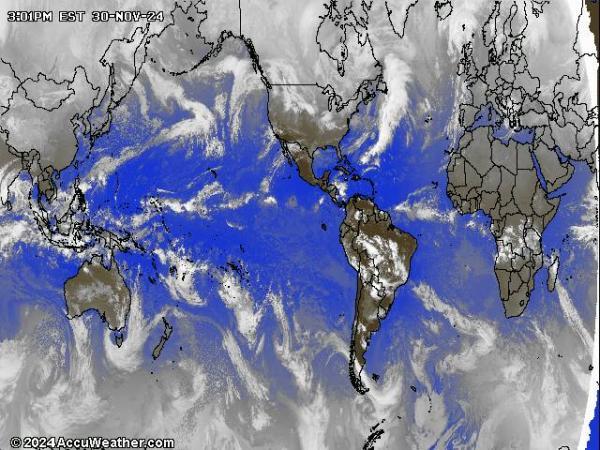 World Weather Cloud Map 