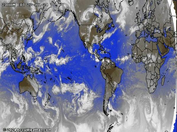 دنیا موسم بادل کا نقشہ 