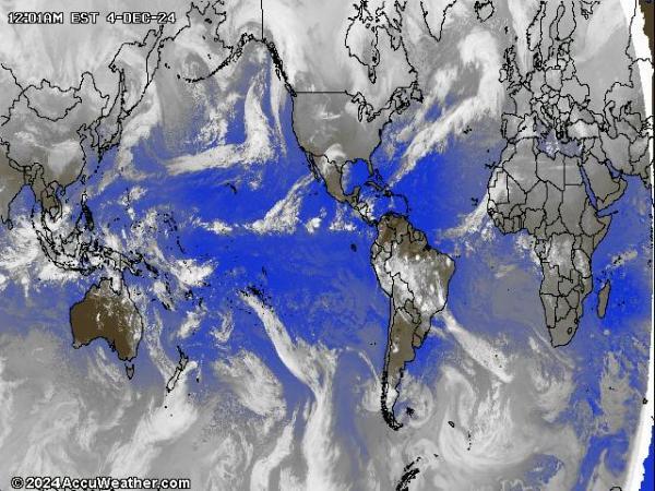 Mundo Mapa del tiempo pronóstico nube 