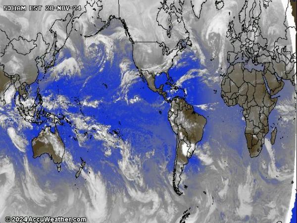 World Weather Cloud Map 