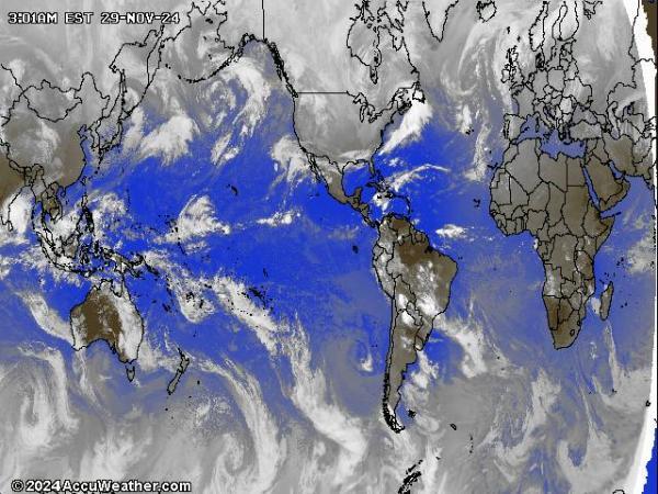 World Weather Cloud Map 