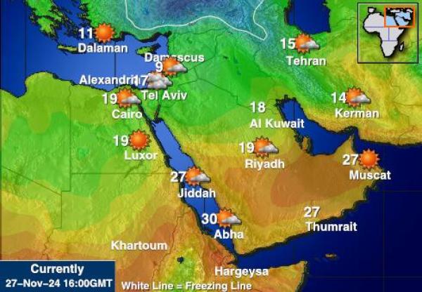 Afghanistan Vejret temperatur kort 