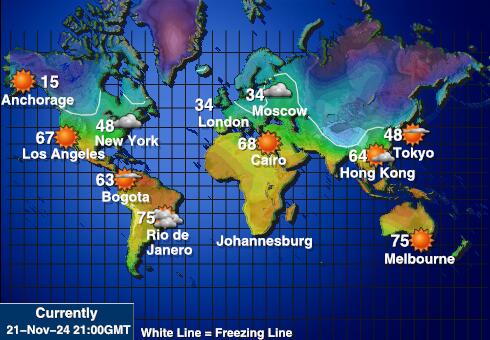 Arctic Weather Temperature Map 