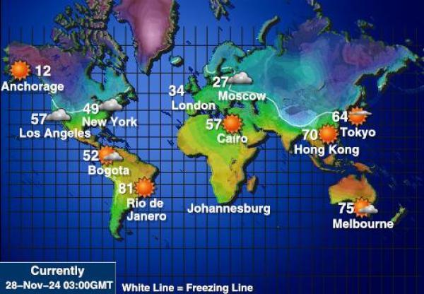 Arctic Weather Temperature Map 