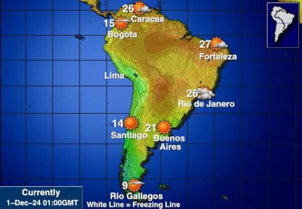 Argentina Temperatura meteorologica 