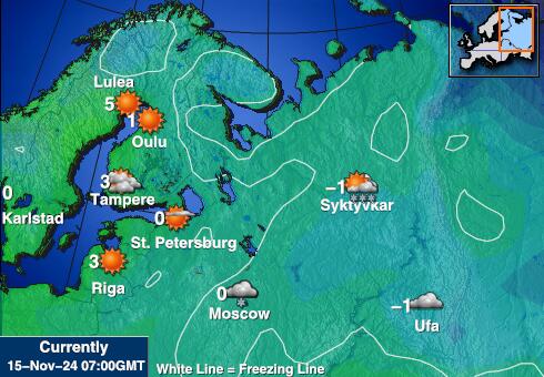 Bulgaria Weather Temperature Map 