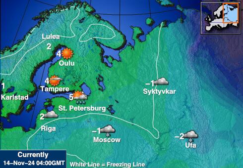 Bulgaria Weather Temperature Map 